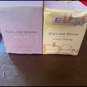 Celine Dion Belibg .5 Oz new on box box very worn